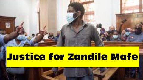 Call for the Release of Zandile Mafe: Demonstration @ Cape Town Magistrates Court, 11 January 2022