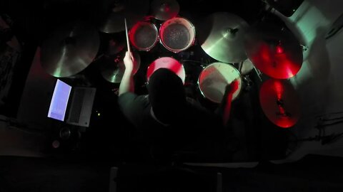 Lit Up Buck Cherry Drum Cover