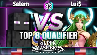 ULTIMATE 32 Top 8 Qualifier - MVG | Salem (Enderman) vs. Lui$ (Palutena) - Smash Ultimate