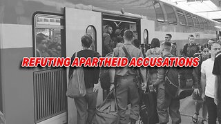 BLACK IDF SOLDIER & MUSLIM WOMAN SHARE TRAIN RIDE, REFUTING APARTHEID ACCUSATIONS