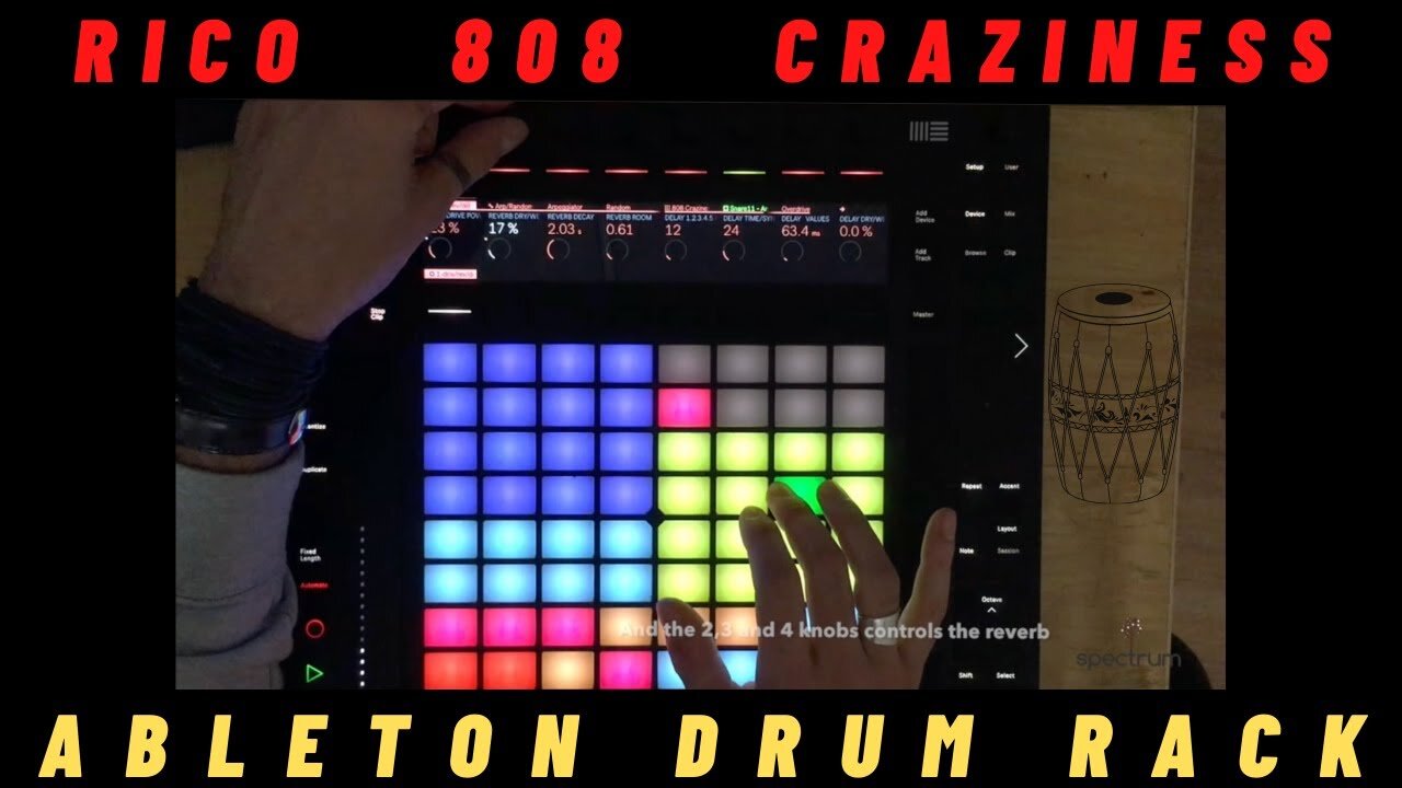 The Rumble Rack Rico 808 Craziness Ableton Drum Rack #freedownload #abletondrumrack
