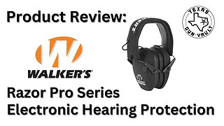 Product Review: Walker Razor Pro (Slim Line) Electronic Hearing Protection