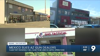 Mexico sues Arizona gun dealers