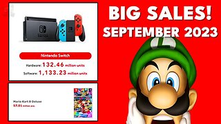 Nintendo Switch Hardware and Software BIG SALES (Nintendo Financial Report September 2023)