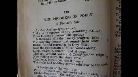 The Progress of Poesy - T. Gray