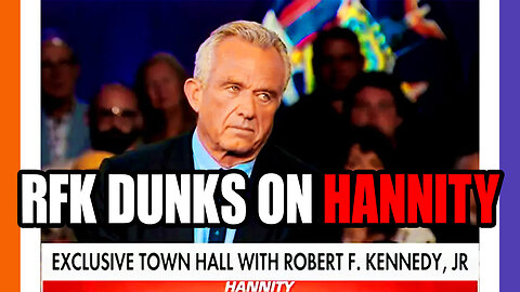 RFK Jr Schools RINO Sean Hannity At The Fox Townhall