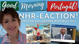 NHR-EACTION! (& Getting Ready for Republic Day) on Good Morning Portugal!