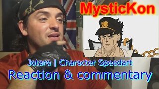 GF17: Reaction & commentary MysticKon speedart Jotaro | Character