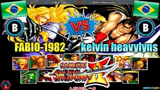 Samurai Shodown II (FABIO-1982 Vs. kelvin heavylyns) [Brazil Vs. Brazil]