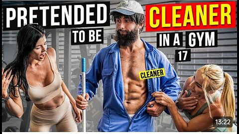 Elite Powerlifter Pretended to be a CLEANER | Anatoly GYM PRANK