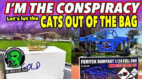 RC Conspiracies: CCxRC Blue Furitek Rampart Monster Truck? Gold Olympus Rock Bouncer?