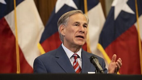 Texas Governor Greg Abbott holds a press conference