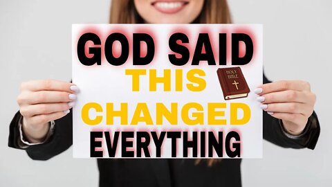 God Said This Changed Everything For You Today This Easter and Beyond | God Helps Message