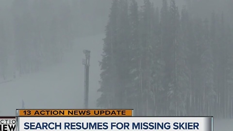 Search resumes for skier caught in Nevada avalanche