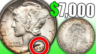 DO YOU HAVE A RARE MERCURY DIME WORTH A LOT OF MONEY? 1929 MERCURY DIME COIN VALUES