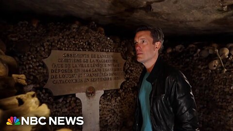 NBC reporter tours historic Paris Catacombs ahead of Olympics | A-Dream ✅