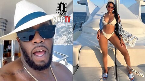 Diddy Gives Exclusive Tour Of Mega Yacht He Shared Wit Yung Miami! 🛥