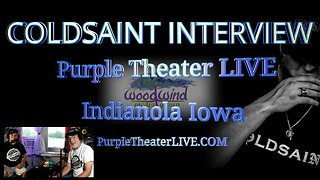 Coldsaint Music Interview by Joe Charter , Indianola Iowa, Woodwind Media Group, Purple Theater LIVE