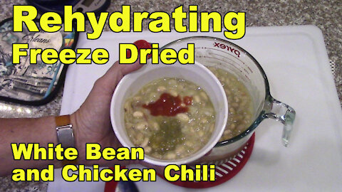 Rehydrating White Bean and Chicken Chili