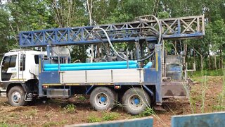 Water Well Digging in Thailand. 80 meter well for 2000 USD