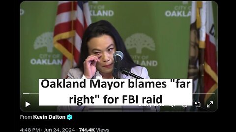 Oakland Mayor blames right wing for FBI raid