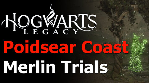 Hogwarts Legacy - All 10 Poidsear Coast Merlin Trials Guide - Merlin's Beard Achievement/Trophy