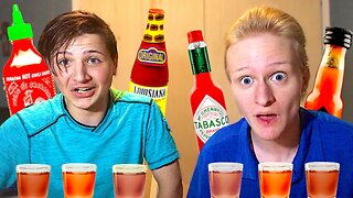 HOT SAUCE SHOTS!!! w/ Sam