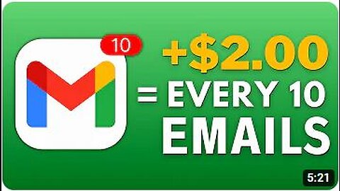 Earn $2.00 Every 10 Emails You Open! | How To Make Money Online 2023