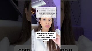 Quanto tempo o anticoncepcional injetável para de fazer efeito depois que interrompe o uso