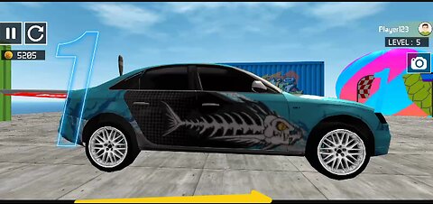 Mega Ramp Car Stunts Driving - Car racing game - GT Car Stunts game - Android Gameplay