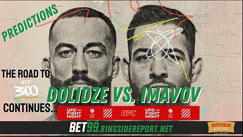 UFC Fight Night: Dolidze vs. Imavov Predictions | 🟥