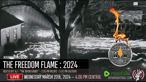 LIVE:🔥 **THE FREEDOM FLAME: 2024 - 4:00PM CENTRAL** 🔥