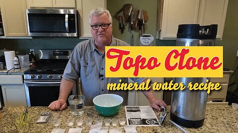 Make Topo Chico at Home! | DIY Water Profile & How To