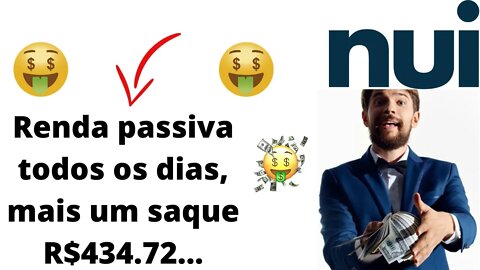 NUI SOCIAL - Mais um saque de R$434,72 e pagou em menos de 24 horas.