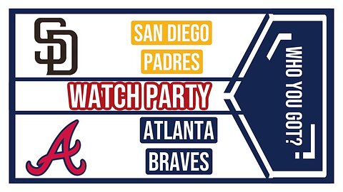 Join The Excitement: Atlanta Braves vs San Diego Padres Game 1 Live Watch Party