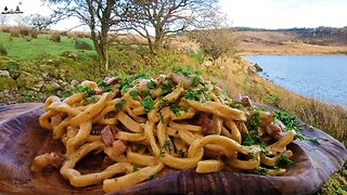 Beautiful Carbonara | cooked in nature ASMR cooking