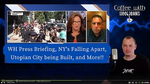 WH Press Briefing, NY's Falling Apart, Utopian City being Built, and More!!