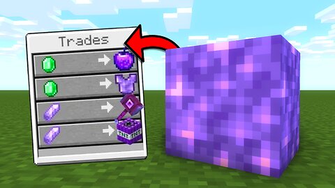 MINECRAFT BUT YOU CAN TRADE WITH MORE BLOCKS