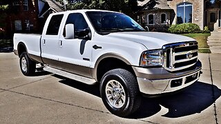 2006 Ford F350 Powerstroke Diesel 6.0L V8 Automatic 4x4 Crew Cab King Ranch Studded Turbo SCT Tuned