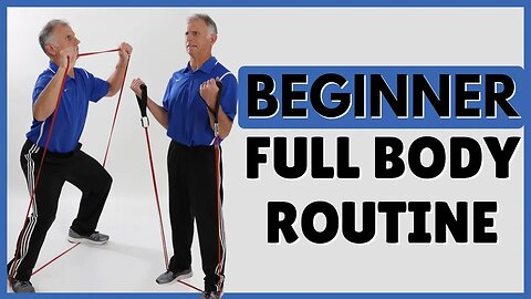 10 Minute Beginner Large Loop Resistance Band Workout- At Home Full Body Routine