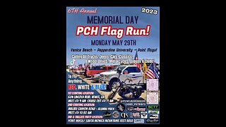 6th Annual Memorial Day PCH Flag Run!