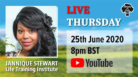Livestream with Jannique Stewart who is a public speaker with Life Training Institute 25.6.20
