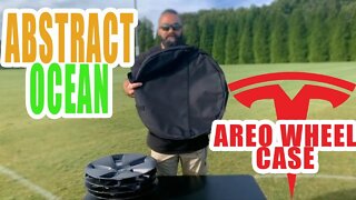 Tesla Aero Wheel Cover Carrying Case! - Reviewing the Abstract Ocean Tesla Model 3 Accessory!