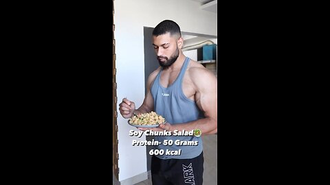 Soy Chunks Salad Protein- 50 Grams 600 kcal