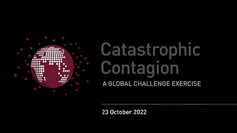 La simulazione di una nuova pandemia Catastrophic Contagion tenuta a Bruxelles in Belgio il 23/10/2022.La Bill&Melinda Gates Foundation,l'OMS e il Johns Hopkins Center for Health Security hanno fatto un sequel dell'ormai famigerato Event 201