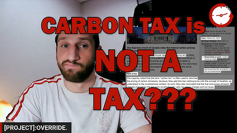 Carbon Tax is NOT A TAX (Judge says): OVERRIDE Phase 2 Complete.