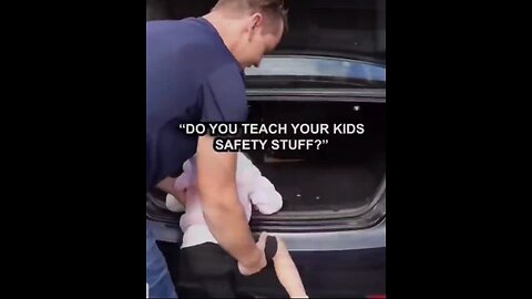 Kids should know how to escape from the trunk of a car