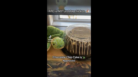 KFC is NOT just for Chicken. Dessert Review of the Chocolate Chip Cake.