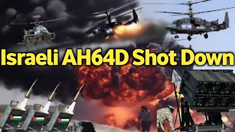 Alleged Hamas Attack Results in Downed Israeli AH64D Helicopters in Jenin City