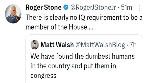 There is Clearly No IQ Requirement to be a Member of the House of Representatives